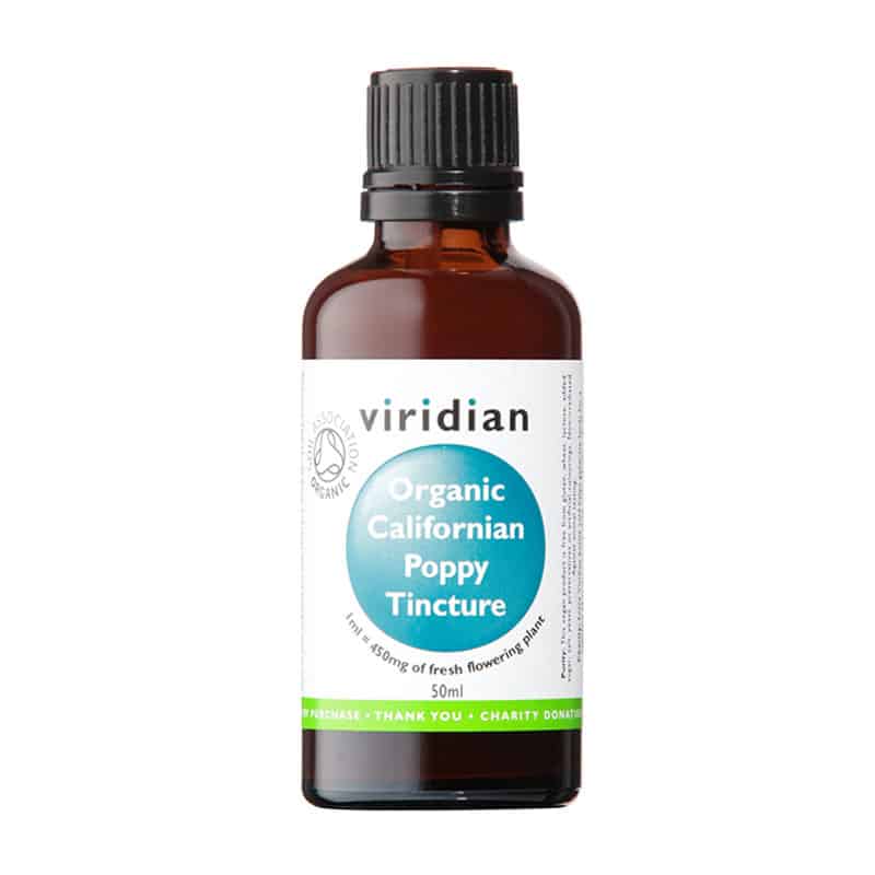 Viridian Nutrition 100% Organic Californian Poppy Tincture, Anadea