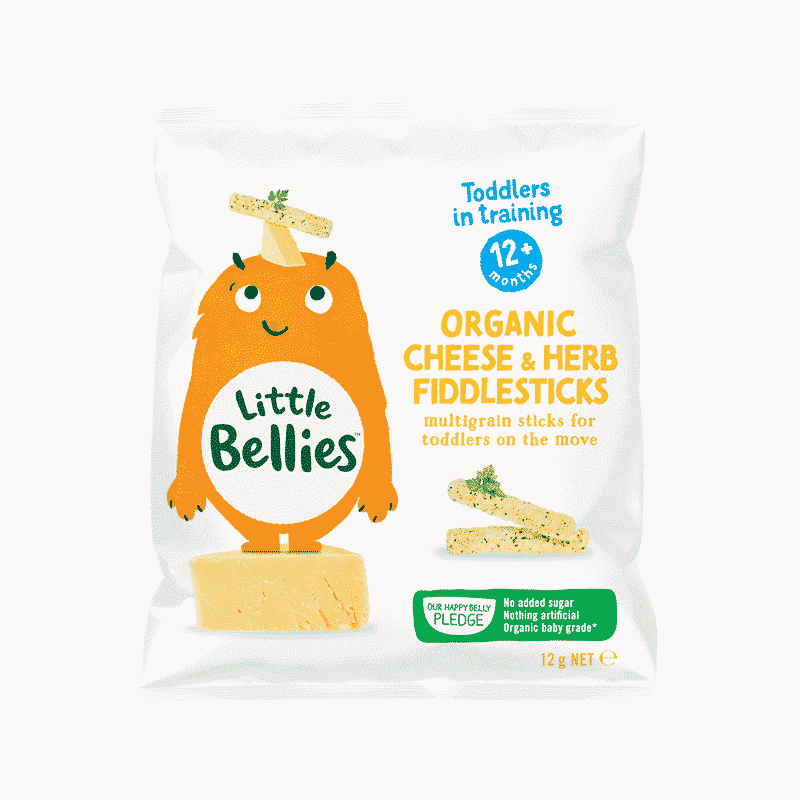 Baby Bellies Organic Cheese & Herb Fiddlesticks, Anadea