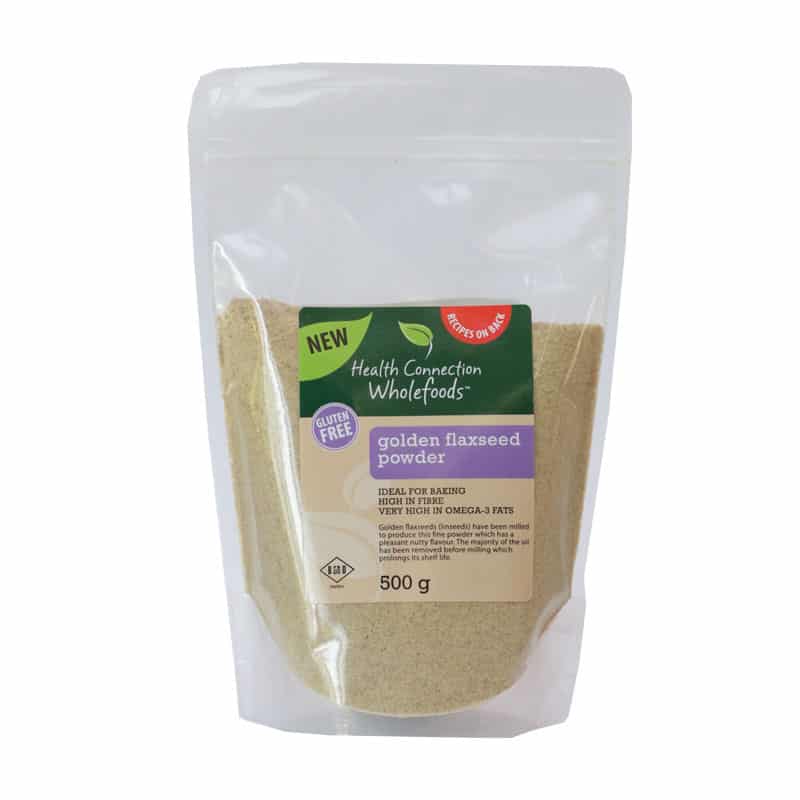 Health Connection Wholefoods Golden Flaxseed Powder, Anadea