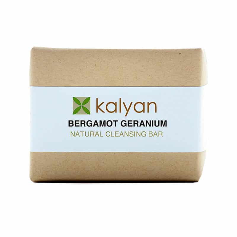 Kalyan Herbal Bergamot and Geranium Soap Bar, Anadea