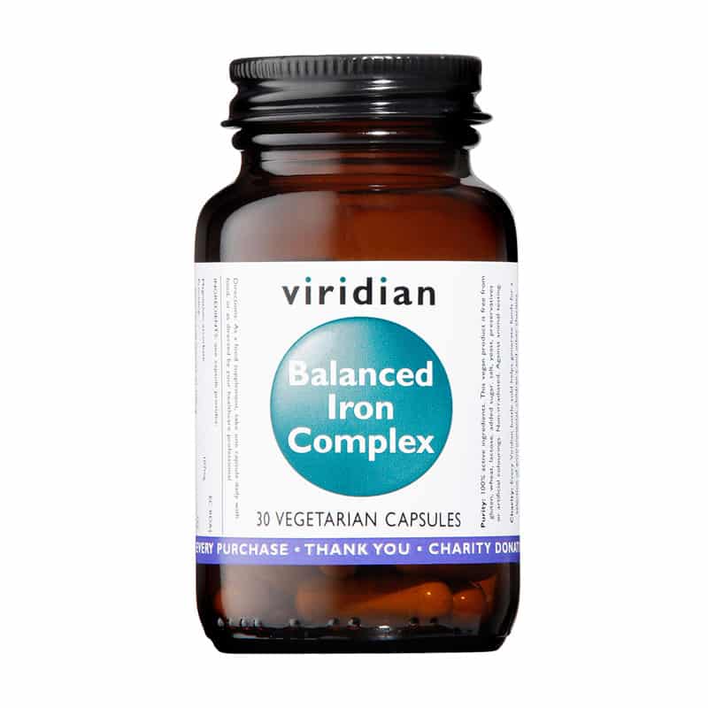 Viridian Nutrition Balanced Iron Complex, Anadea