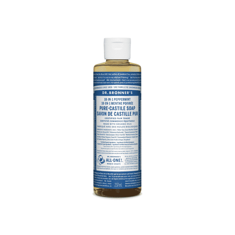 Dr Bronners Peppermint Pure Castille Liquid Soap, Anadea