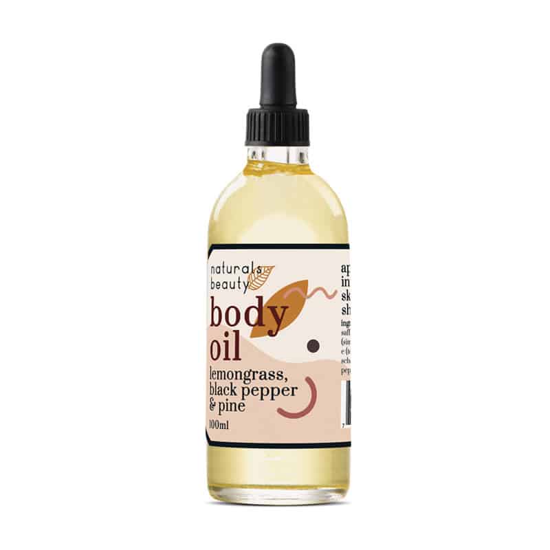 Naturals Beauty Lemongrass Body Oil, Anadea