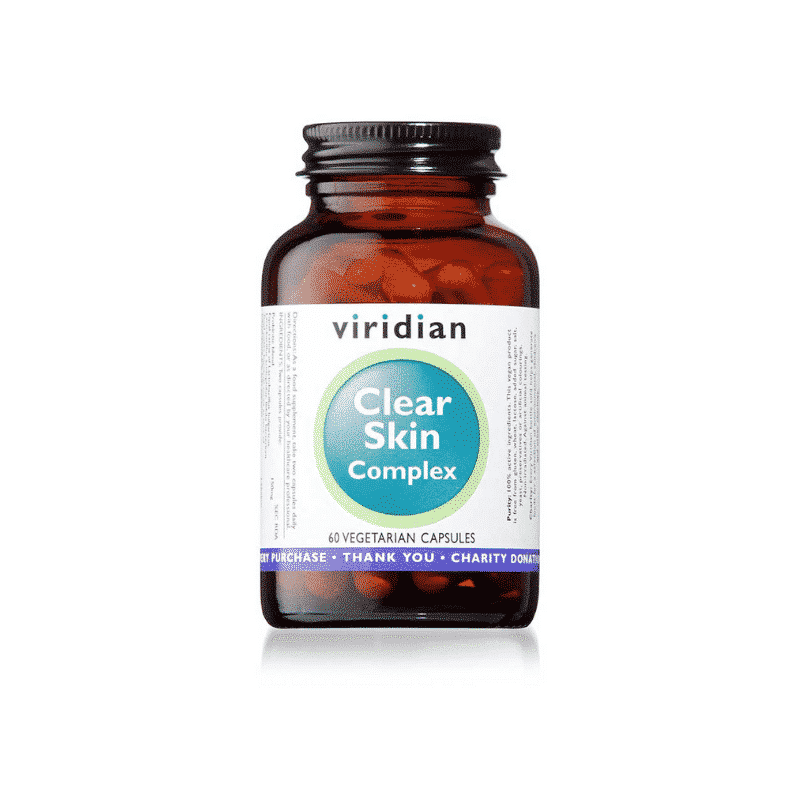Viridian Nutrition Clear Skin Complex 60's, Anadea