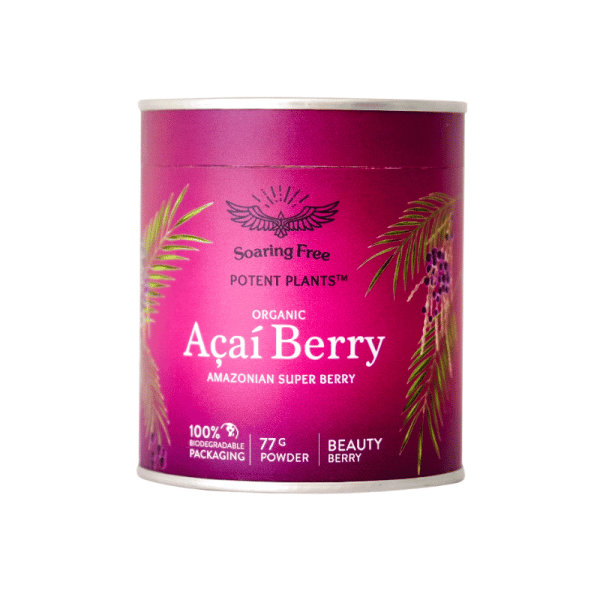 Soaring Free Superfoods Acai Berry Powder Organic Potent Plants