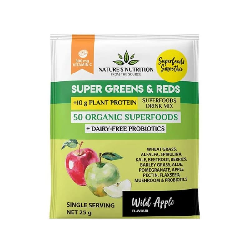 Nature&#8217;s Nutrition Wild Apple Superfoods Drink Mix Singles, Anadea